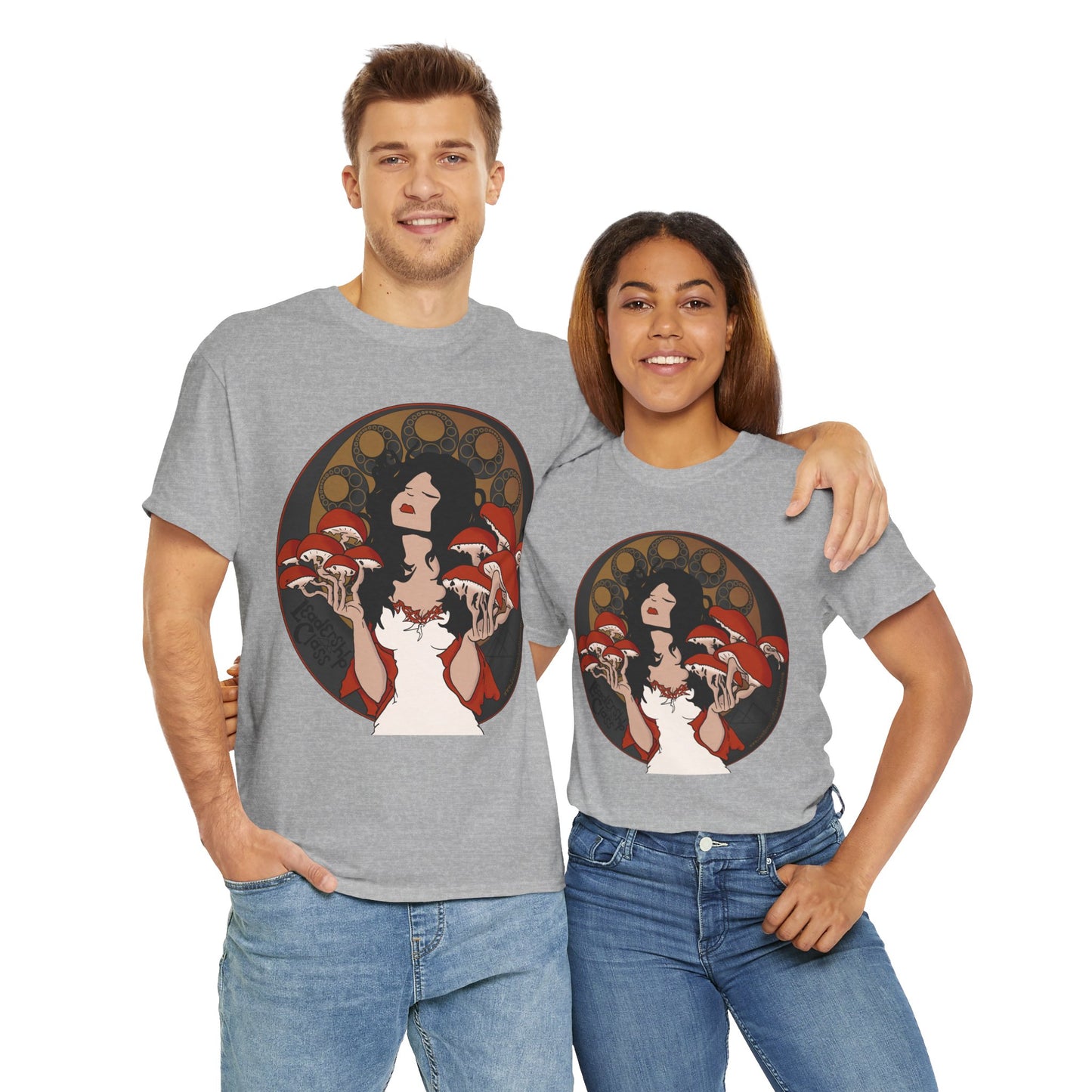 Mystique of Mycelium Logo - Unisex Cotton Tee - Leadership Class
