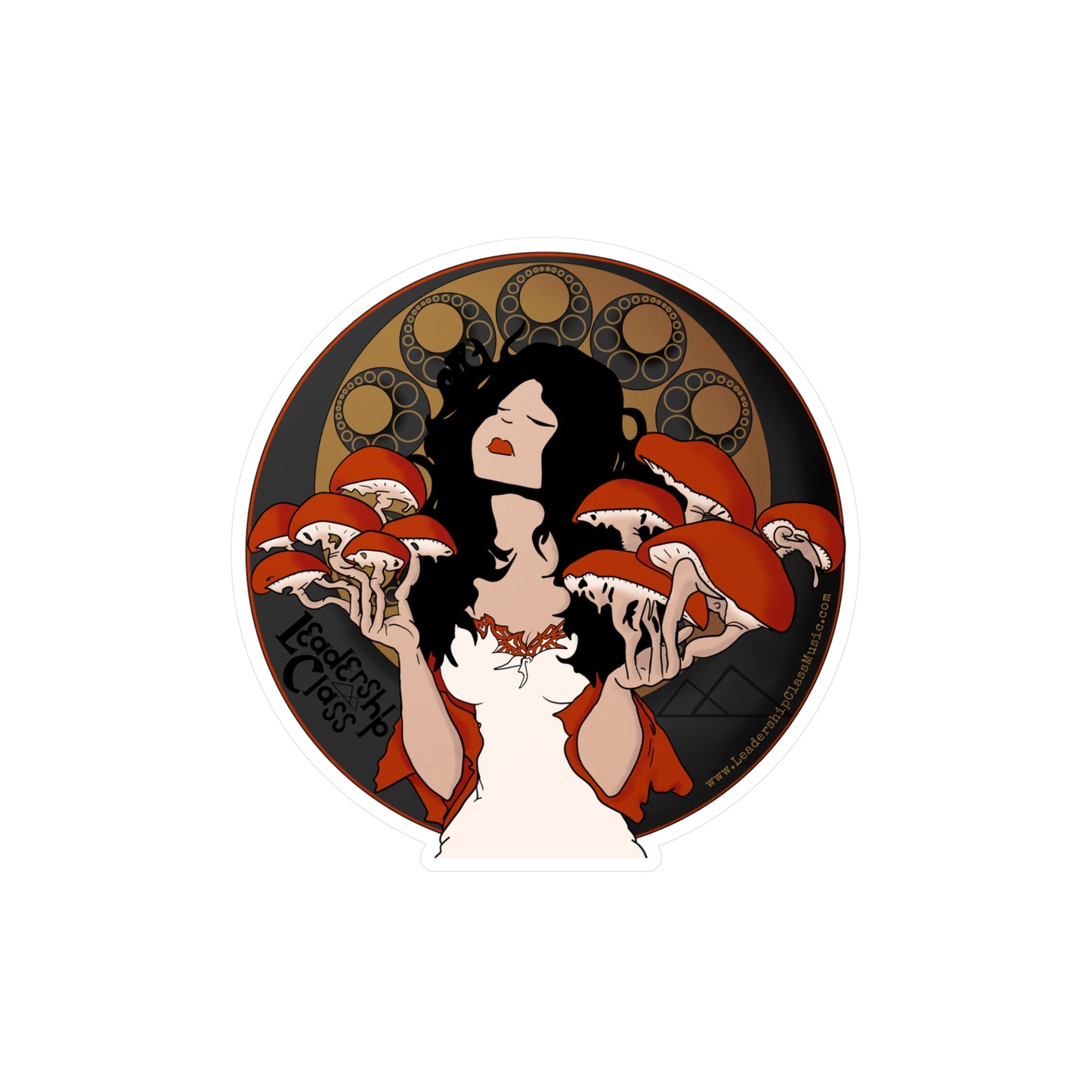Mystique of Mycelium Logo - Kiss-Cut Vinyl Decals - Leadership Class