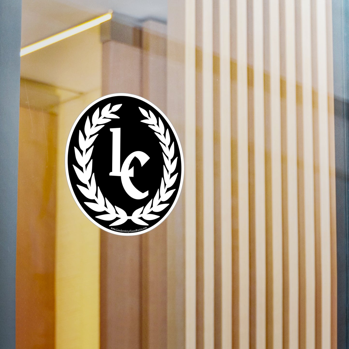 Leadership Class Wreath Logo - Vinyl Sticker