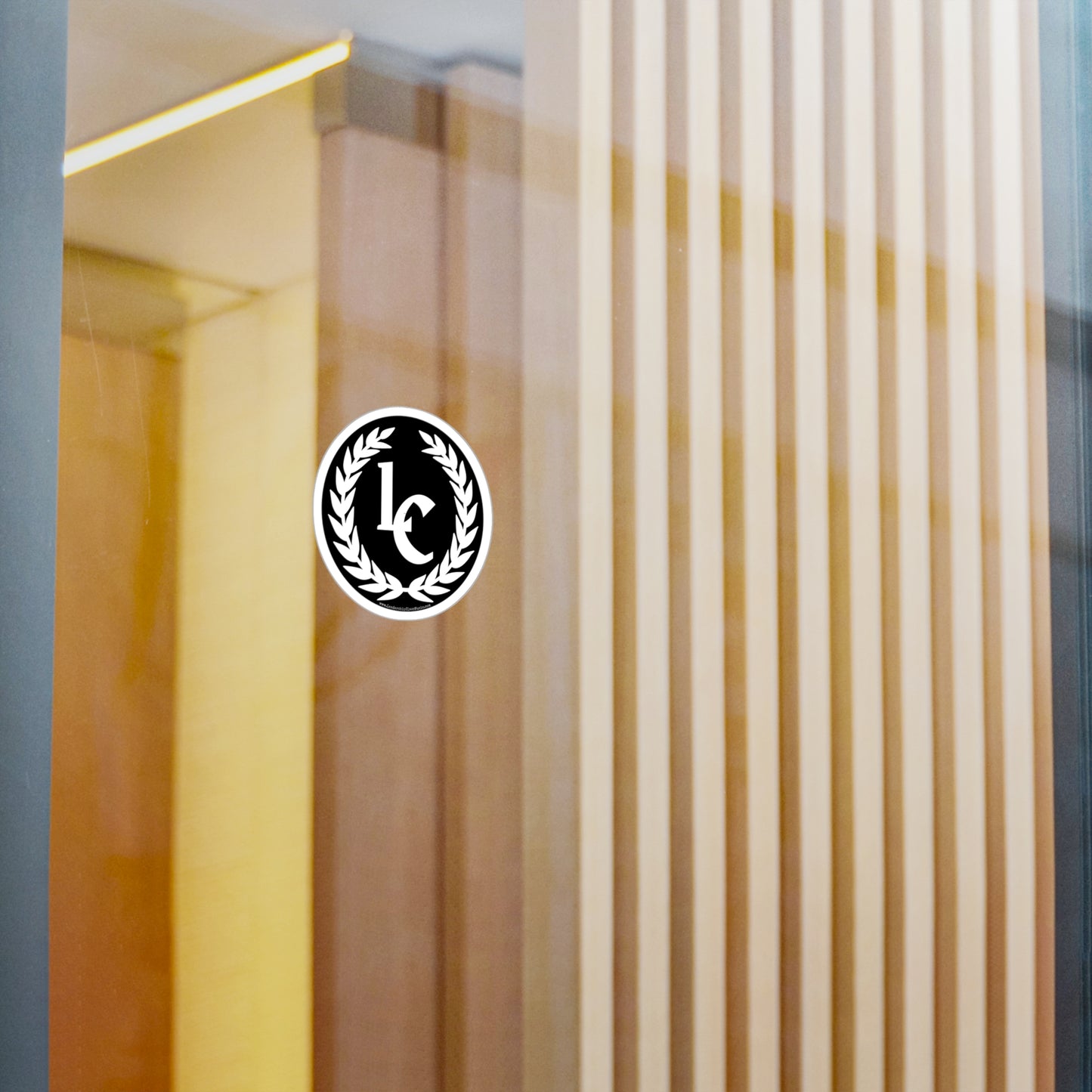 Leadership Class Wreath Logo - Vinyl Sticker