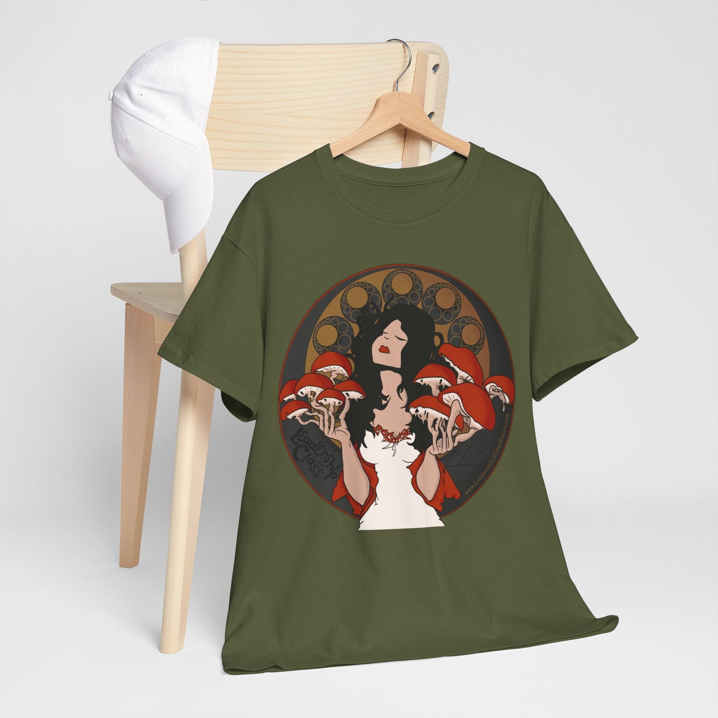 Mystique of Mycelium Logo - Unisex Cotton Tee - Leadership Class