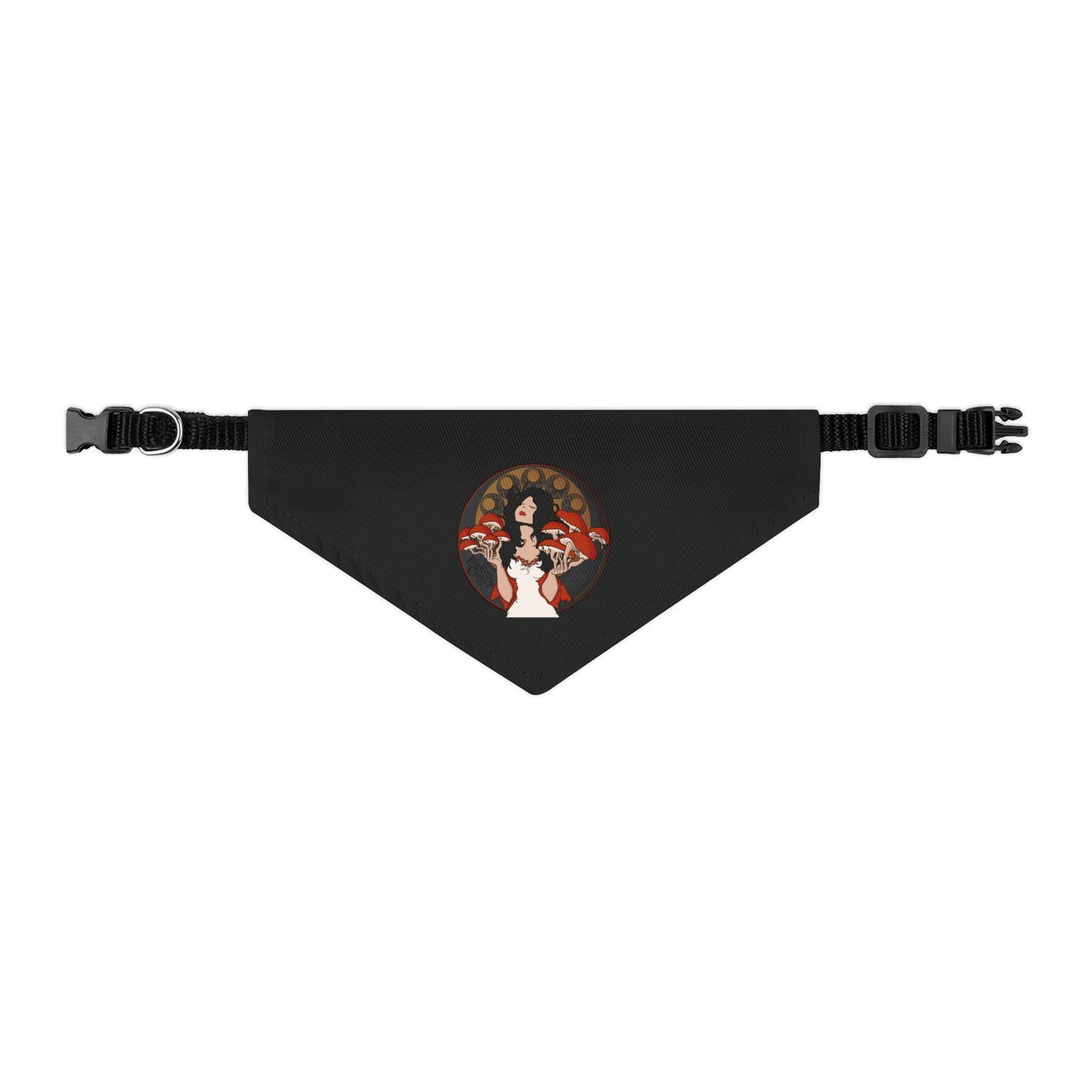 Bandana Collar - The Mystique of Mycelium Logo - Alt Rock Band Leadership Class