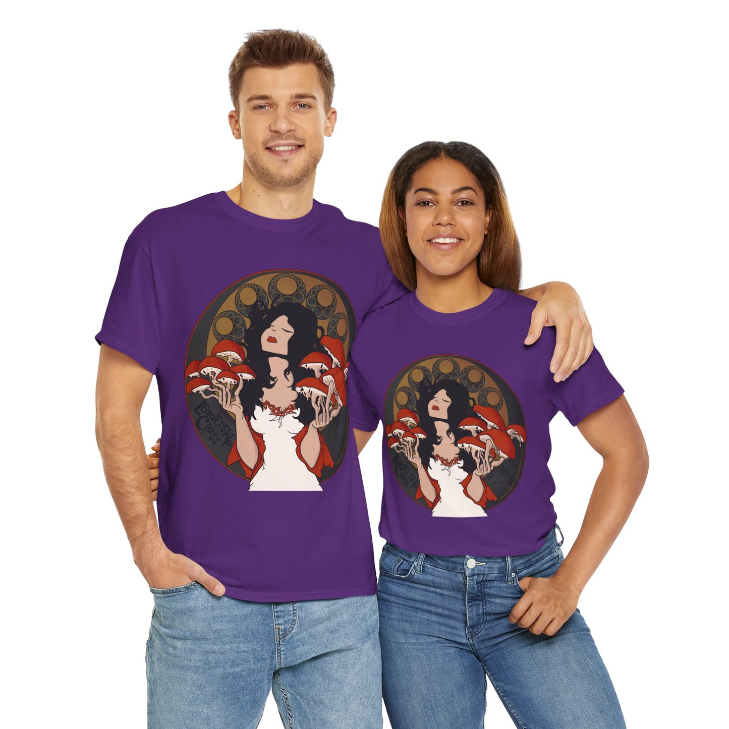 Mystique of Mycelium Logo - Unisex Cotton Tee - Leadership Class