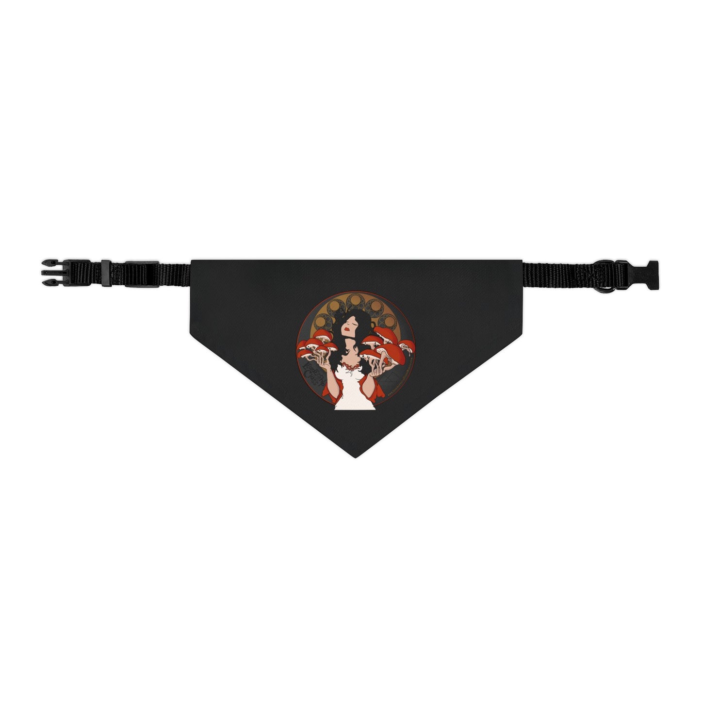 Bandana Collar - The Mystique of Mycelium Logo - Alt Rock Band Leadership Class