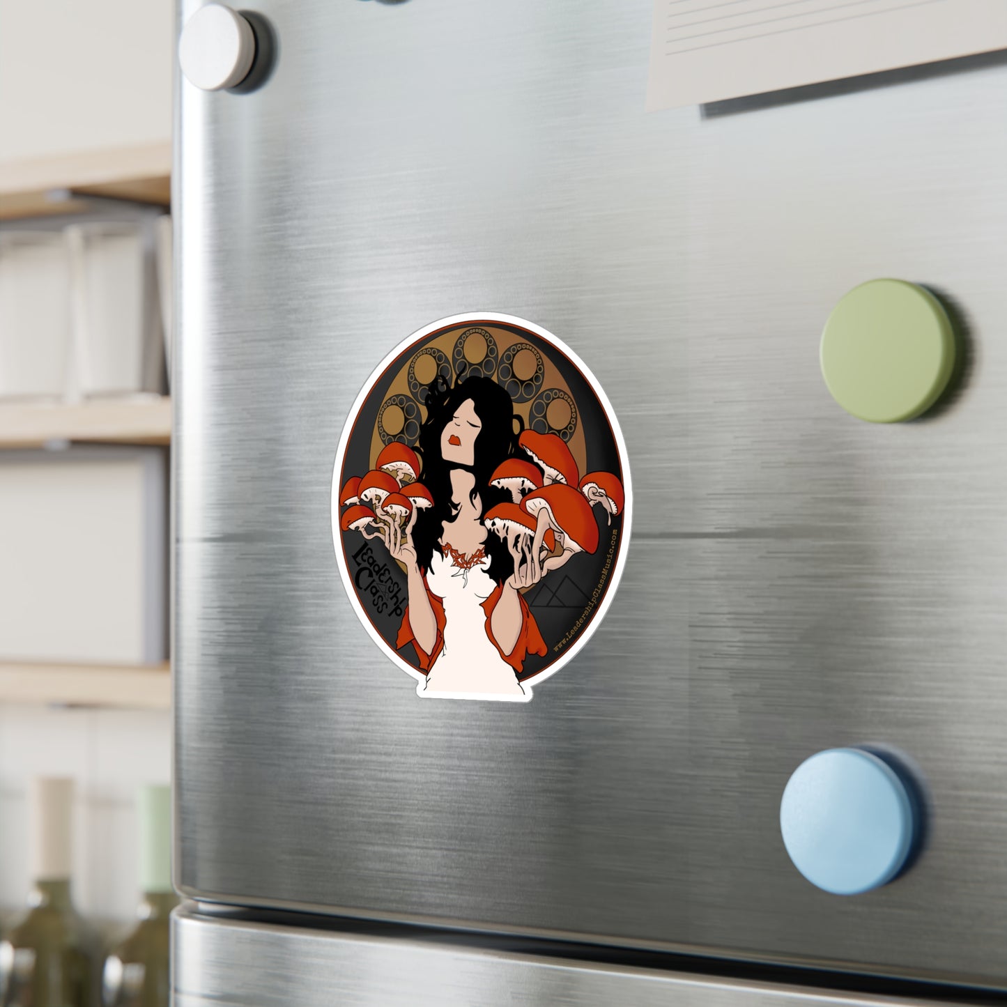 Mystique of Mycelium Logo - Kiss-Cut Vinyl Decals - Leadership Class