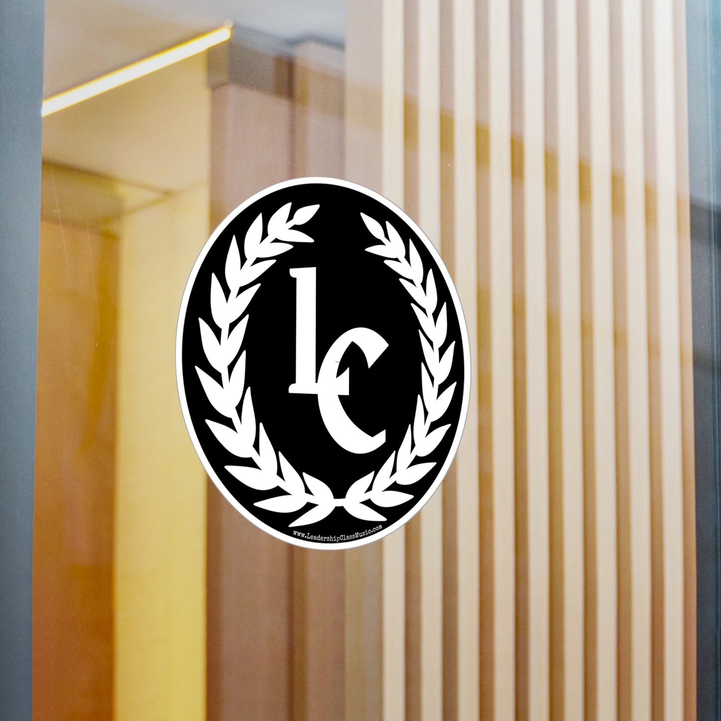 Leadership Class Wreath Logo - Vinyl Sticker