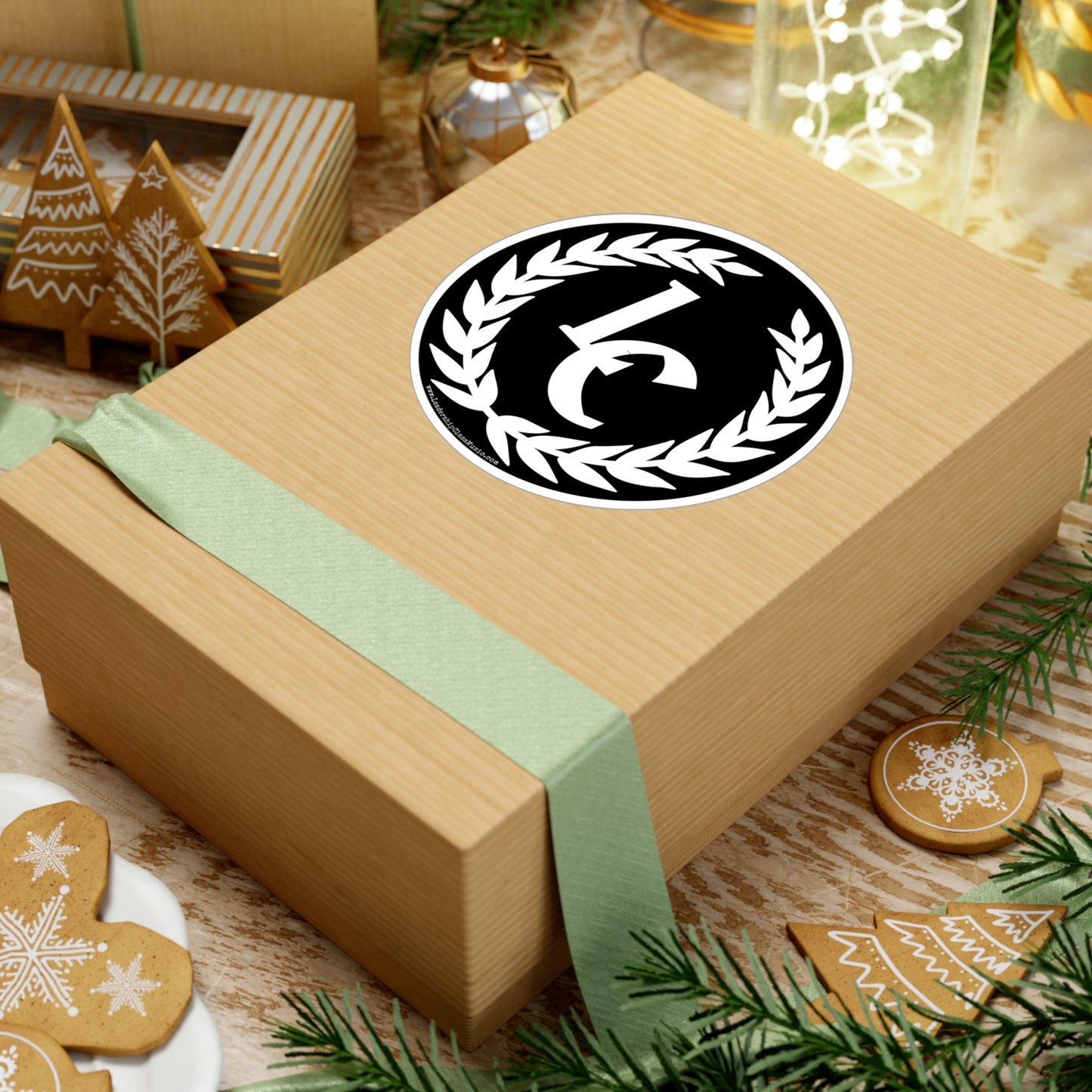 Leadership Class Wreath Logo - Vinyl Sticker