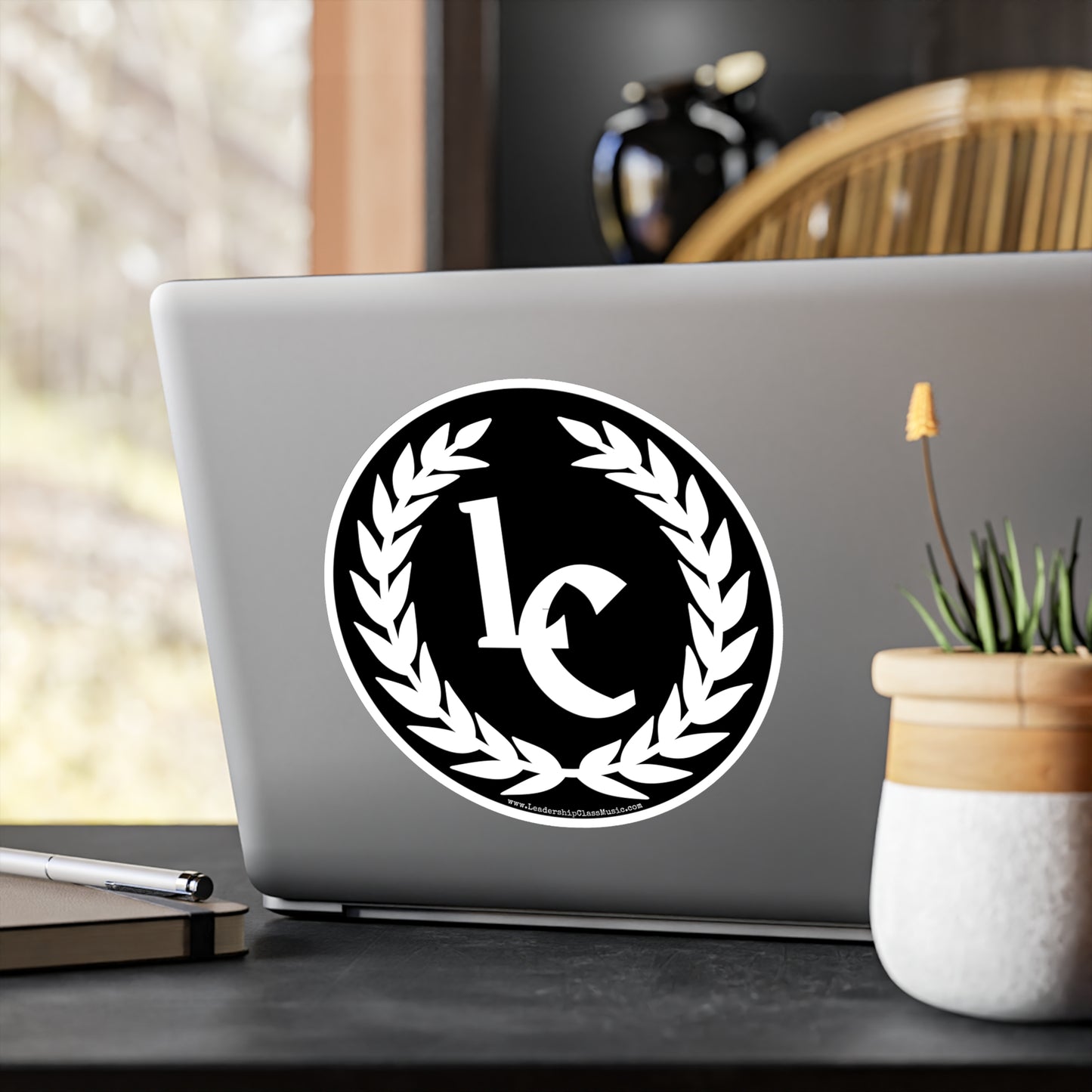 Leadership Class Wreath Logo - Vinyl Sticker