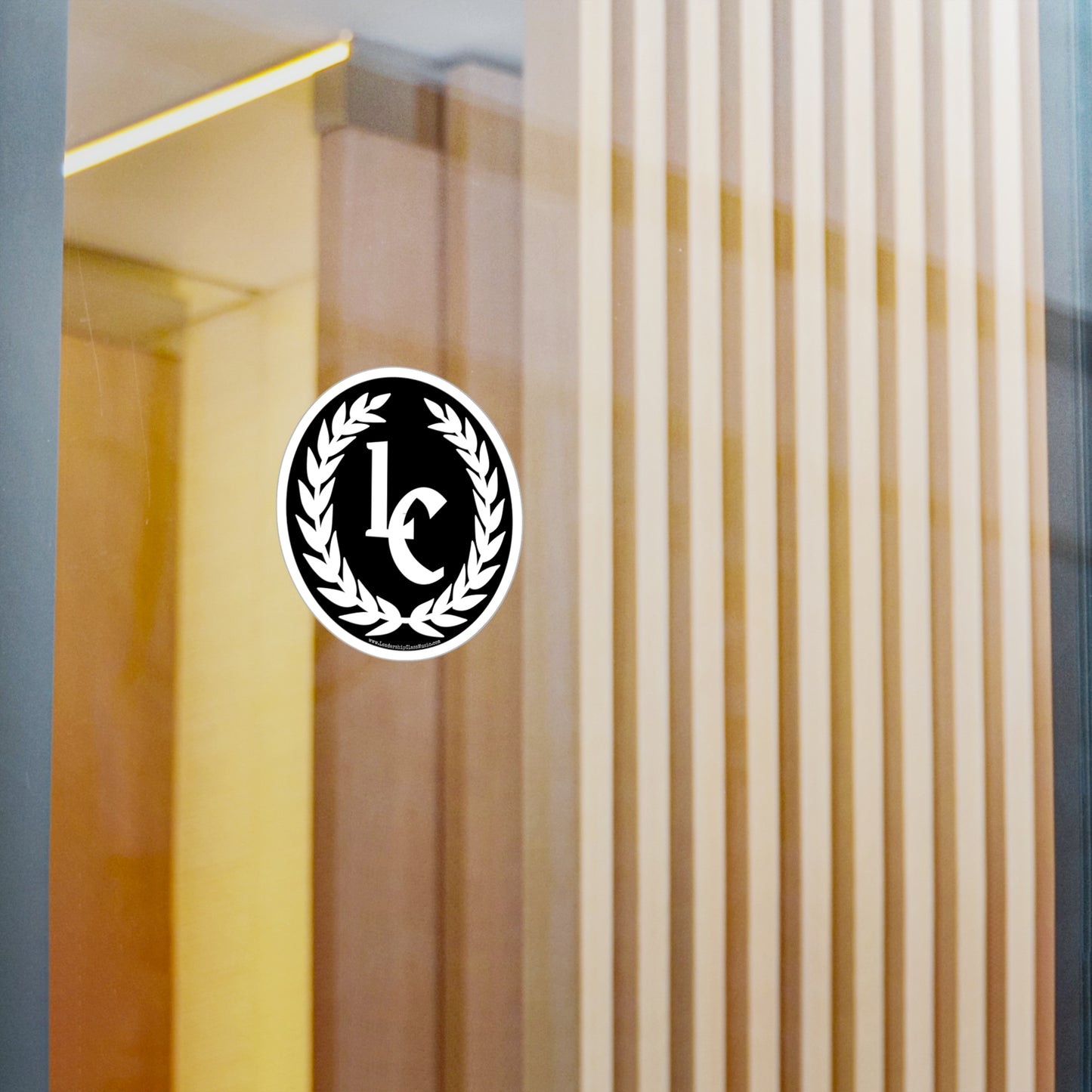 Leadership Class Wreath Logo - Vinyl Sticker