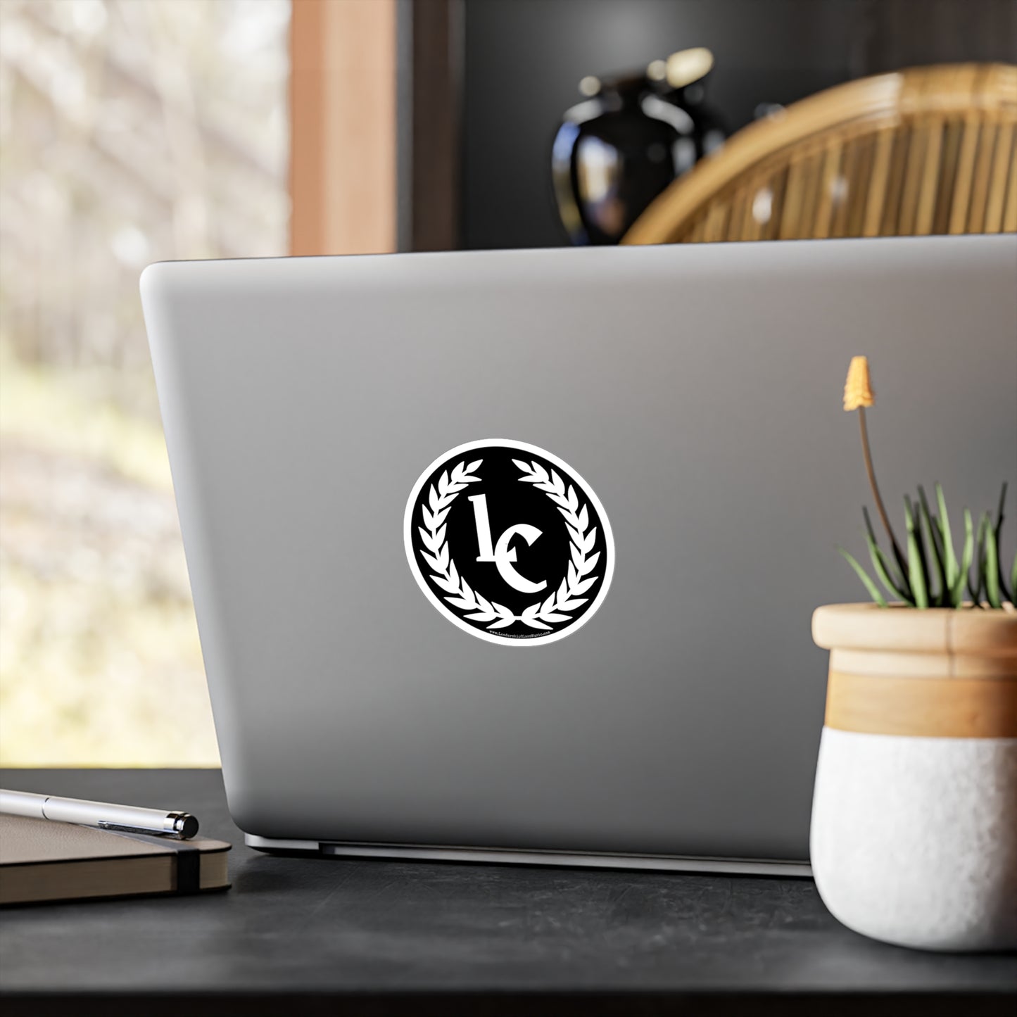 Leadership Class Wreath Logo - Vinyl Sticker