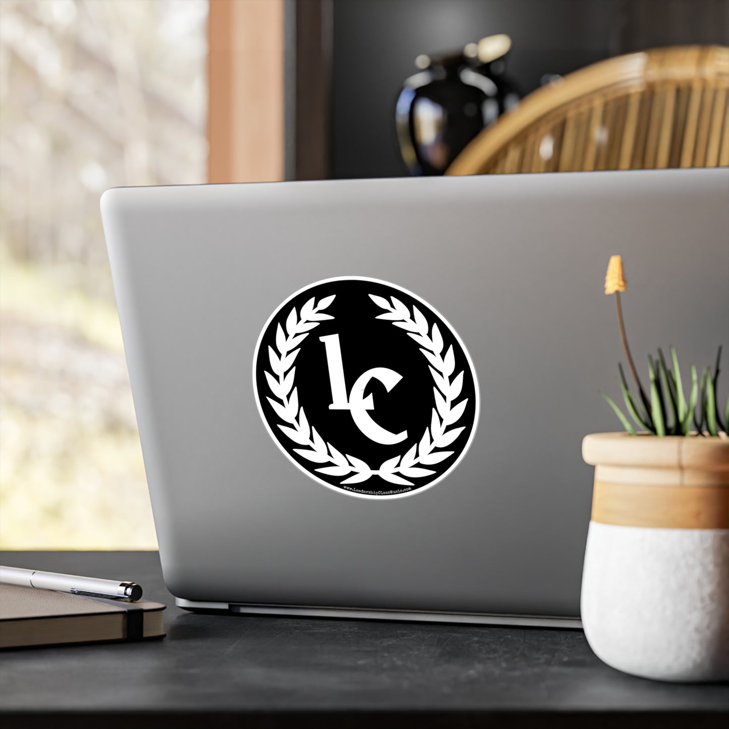 Leadership Class Wreath Logo - Vinyl Sticker